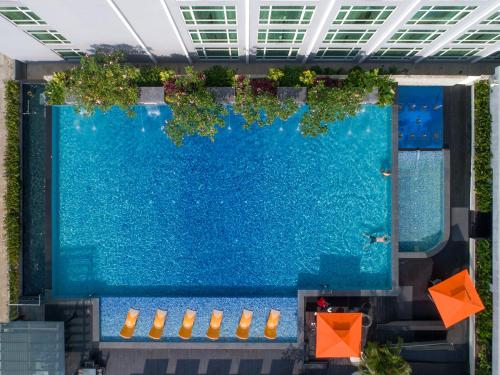 
A view of the pool at Hatten Hotel Melaka or nearby
