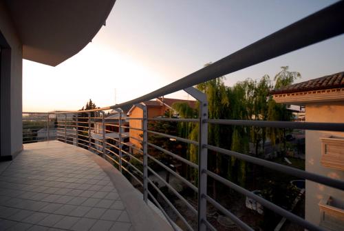 En balkon eller terrasse på B&B Euclide