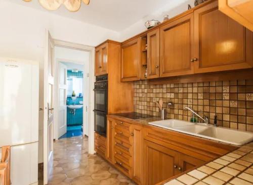 Kitchen o kitchenette sa Luxury Athenian Riviera Apartment 135 sqm at Voula