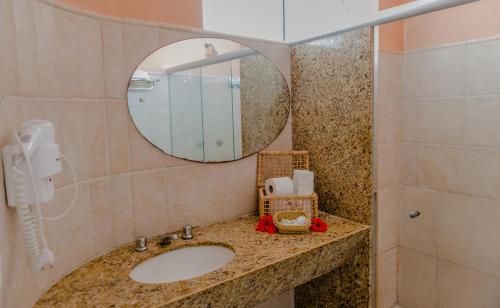 Vonios kambarys apgyvendinimo įstaigoje Baía Branca Beach Resort