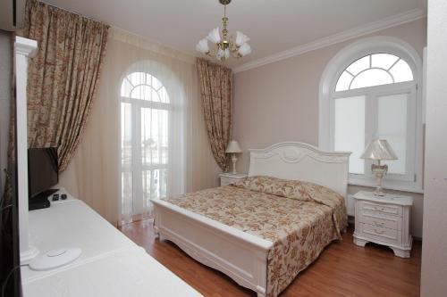 Cama o camas de una habitación en Black Sea Apartment