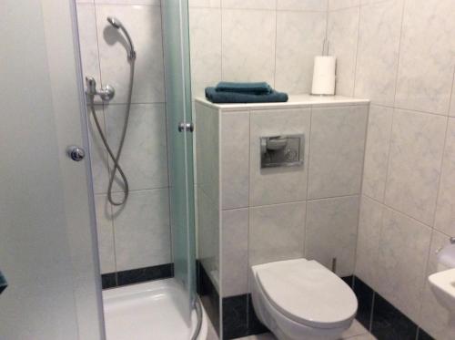 Kúpeľňa v ubytovaní Letisko Dubová