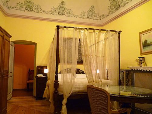 Postel nebo postele na pokoji v ubytování Albergo Ristorante Cavallo Bianco