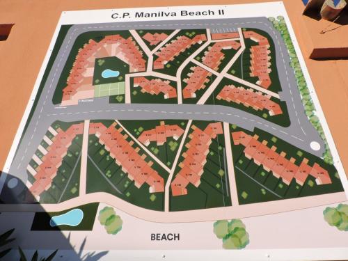 a map of the approximate location of a beach at Urbanización Manilva Beach 21 in Manilva