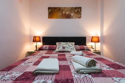Postel nebo postele na pokoji v ubytování Apartamento San Matías bajo Casco Histórico
