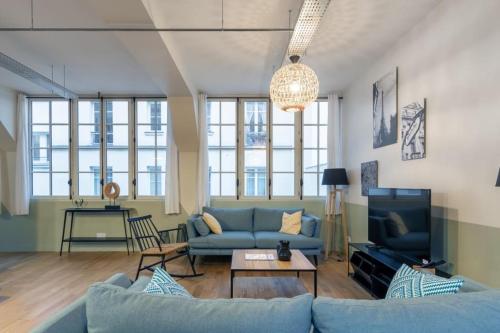 Телевізор і / або розважальний центр в Lofts Philippe-Auguste