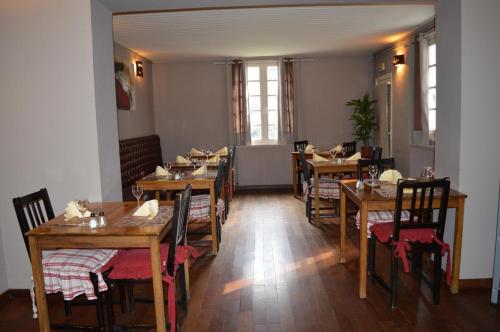 Restaurace v ubytování Maison d'hoursentut