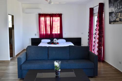 Zona d'estar a Villa Laëti