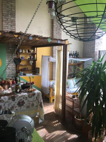 Kuchyň nebo kuchyňský kout v ubytování B&B Cosi fan Tutte