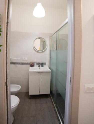 Koupelna v ubytování Appartamento in Villa Agnese