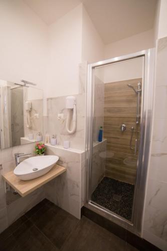 Koupelna v ubytování Appartamento in Villa Agnese