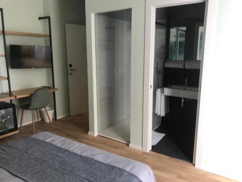 Cama o camas de una habitación en Terrazza Sangiuliano