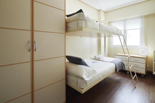 Katil atau katil-katil dalam bilik di Ortzimuga - Basque Stay