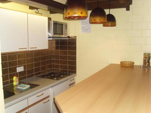 Kuchyň nebo kuchyňský kout v ubytování Holiday park- Biberbau