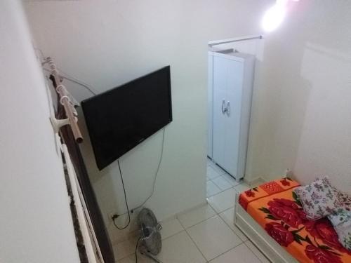 TV a/nebo společenská místnost v ubytování Hana Hostel Albergues