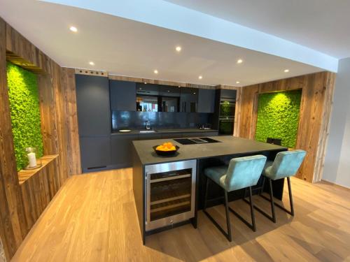A kitchen or kitchenette at Panorama Residence Mösern