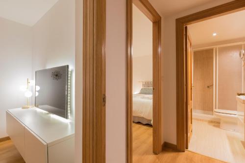 Koupelna v ubytování Apartamento Bardenas en el centro de Tudela