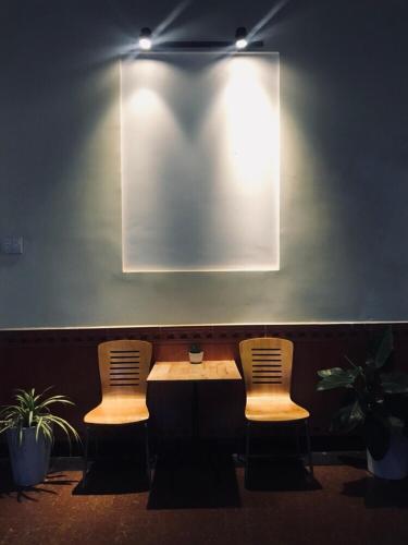 Χώρος καθιστικού στο Tân Sang Motel