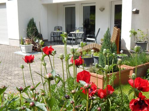 Κήπος έξω από το Hotel garni Am Brunnenplatz