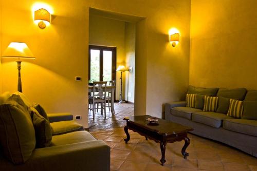 Χώρος καθιστικού στο Agriturismo Borgo Serafino