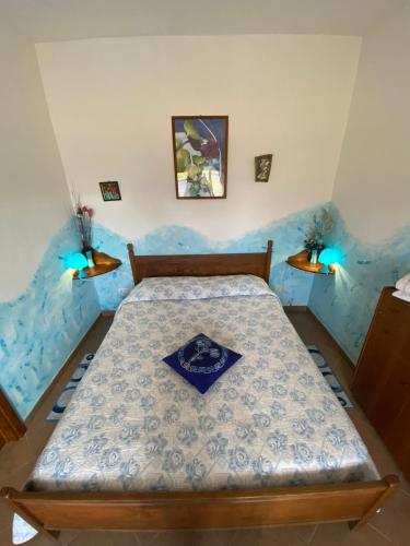 Katil atau katil-katil dalam bilik di Agriturismo La Locandiera