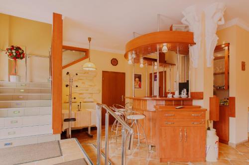 Kuchyň nebo kuchyňský kout v ubytování Pensione Antonio