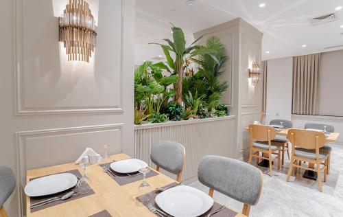 Predel za sedenje v nastanitvi Hotel Kaleli