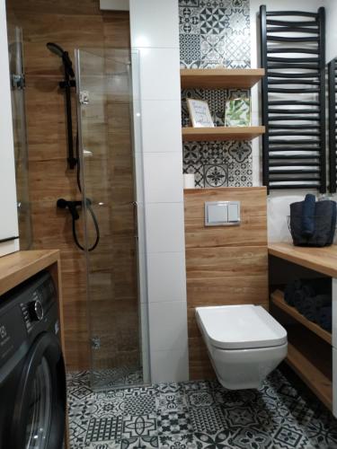 Kúpeľňa v ubytovaní Apartament Skrytka