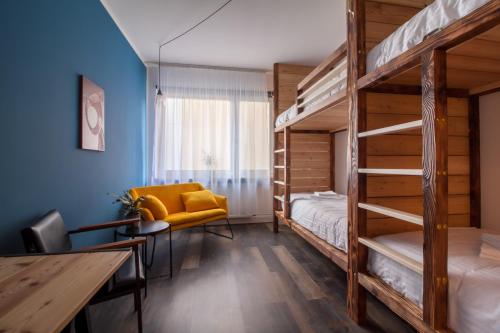 Katil atau katil-katil dalam bilik di zentrales 130 qm Design-Appartement mit Extras
