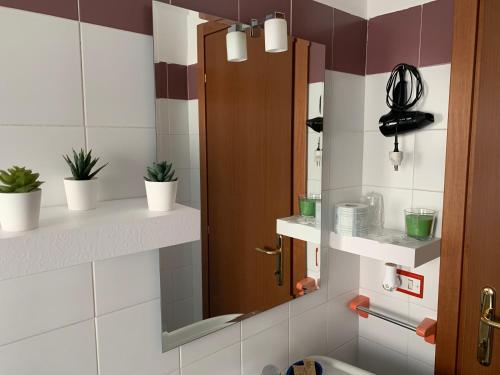 Koupelna v ubytování ALBERGO 900Strati