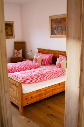 Katil atau katil-katil dalam bilik di Ferienwohnung Aurora