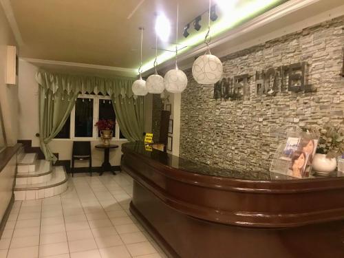 Koupelna v ubytování ROLET HOTEL