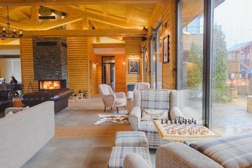 Χώρος καθιστικού στο Cornelia Deluxe Residence