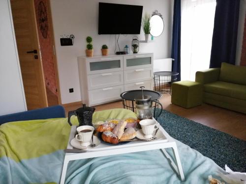 Een zitgedeelte bij Agroturystyka Iwańcze Pole