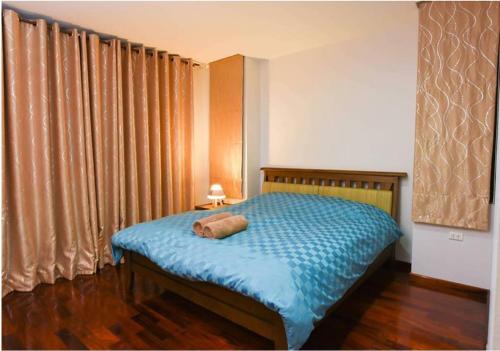Postel nebo postele na pokoji v ubytování Pool Villa PB6rayong