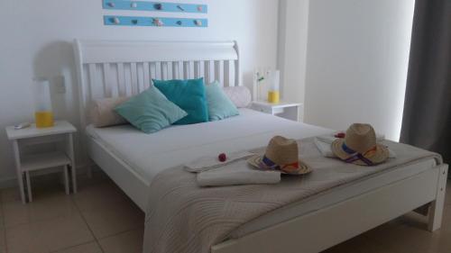 Cama ou camas em um quarto em Casa de Praia Porto das Dunas, Beach Park