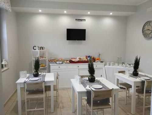 TV a/nebo společenská místnost v ubytování B&B Solferino