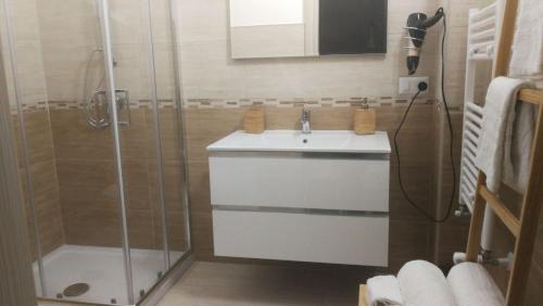 Koupelna v ubytování B&B Solferino