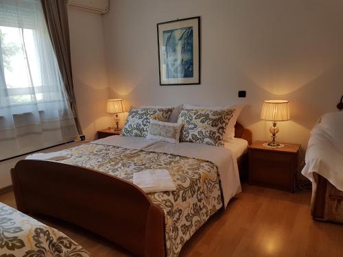 Posteľ alebo postele v izbe v ubytovaní Apartman Iskra