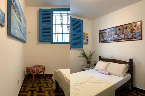 Ένα ή περισσότερα κρεβάτια σε δωμάτιο στο Zili Pernambuco - Hostel Pousada