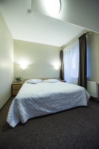 Postel nebo postele na pokoji v ubytování Hotel Audenis