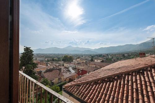 a view of a city from the roof of a building at Dimora del Prete di Belmonte in Venafro