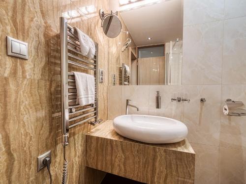 A bathroom at Penzión Gurmen