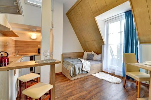 Posezení v ubytování Apartmány Třeboň BÍLÝ BERÁNEK