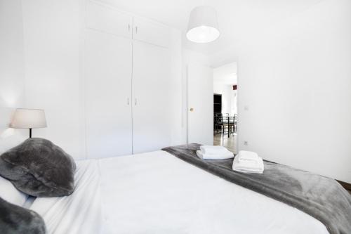 Cama o camas de una habitación en Apartaments Riu D'Incles