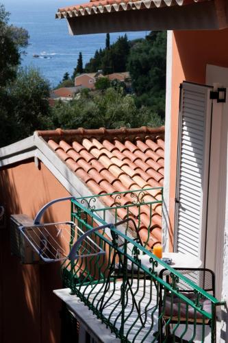 Balkón nebo terasa v ubytování Eftyxia apartments