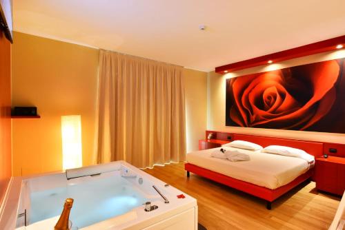 Katil atau katil-katil dalam bilik di Sweet Motel