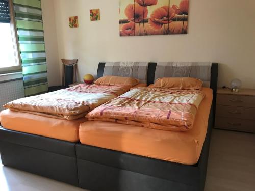 Katil atau katil-katil dalam bilik di Ferienwohnung Lippert