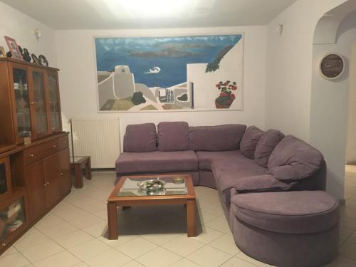 Istumisnurk majutusasutuses Santorini Grace Villa No2