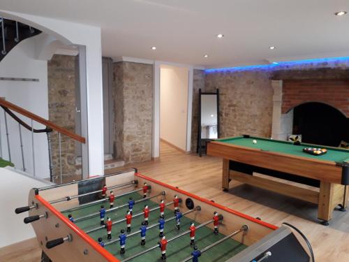Billard dans l'établissement Gite familial à Carentan